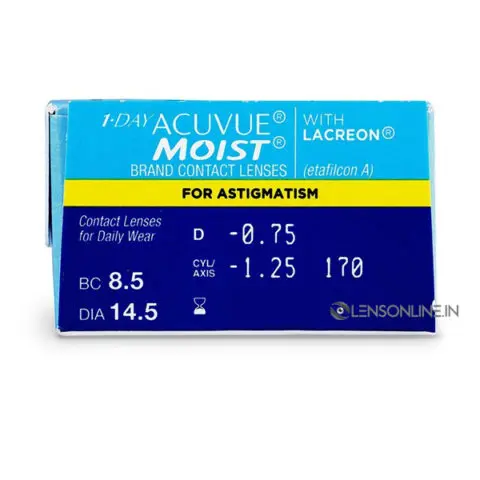 ACUVUE MOIST 1 DAY TORIC (30 LENSES)