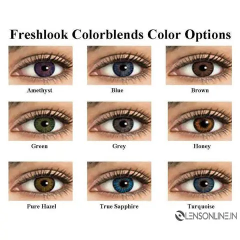 FRESHLOOK MONTHLY COLOR BLENDS TRUE SAPPHIRE (2 LENS)