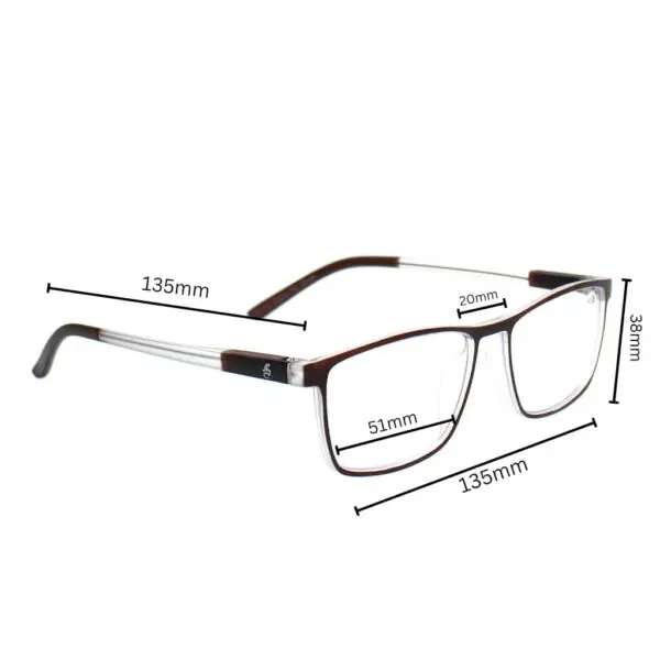 Esperto Readers Wood Brown (Blue Cut)