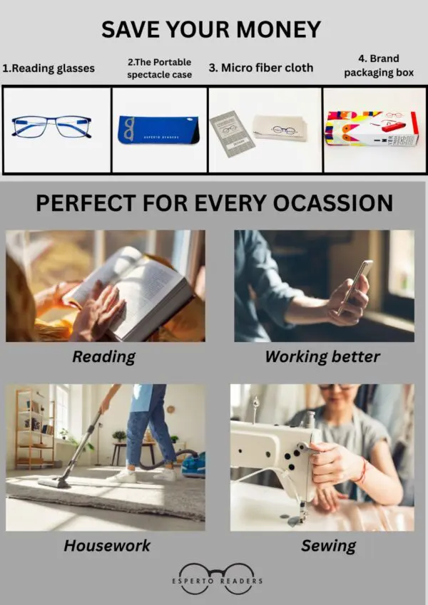 Esperto Readers Wood Brown (Blue Cut)