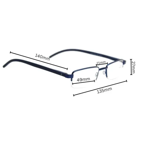 Esperto Readers Lake Metallic Blue