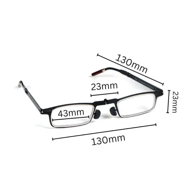 Esperto Readers Slim Fold Brown (Blue Cut)