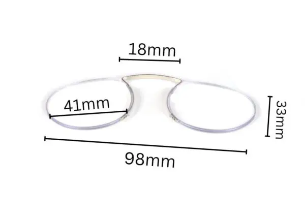 Esperto Readers Nosey Silver (Blue Cut)