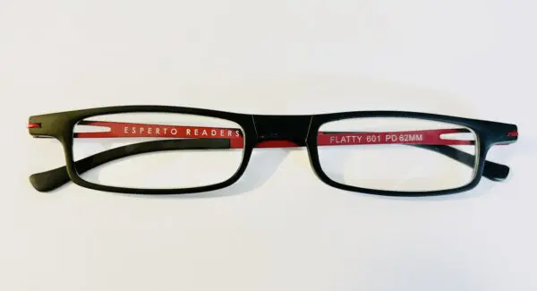 Esperto Readers Flatty Black (Blue Cut)