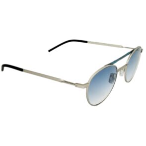 Italia Independent Polarized UV Protection Sunglasses - Joshua - Silver / Fluo Blue