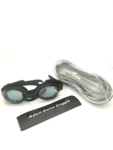 Lens Shark Swimming Goggles For Adults - Black