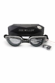 Zoe Miller Swimming Goggles For Adults With Earplugs And Nose Plugs - Black With Power